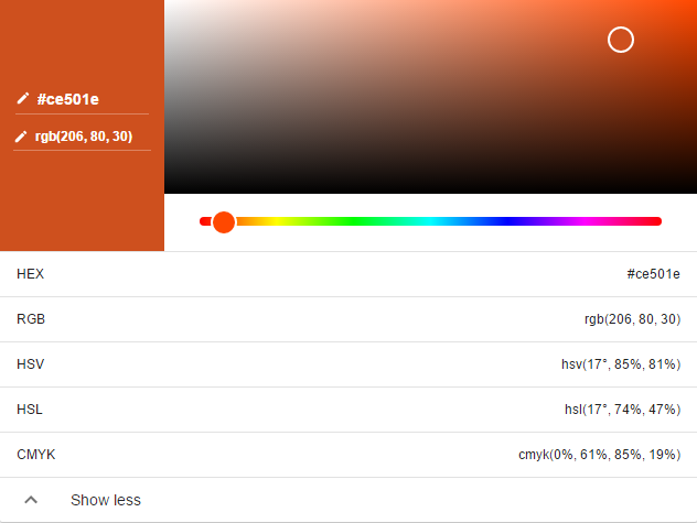Google Color Picker